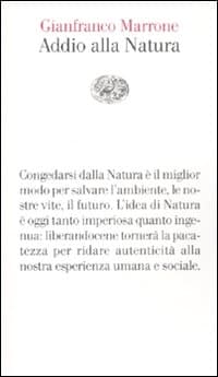 Addio alla natura