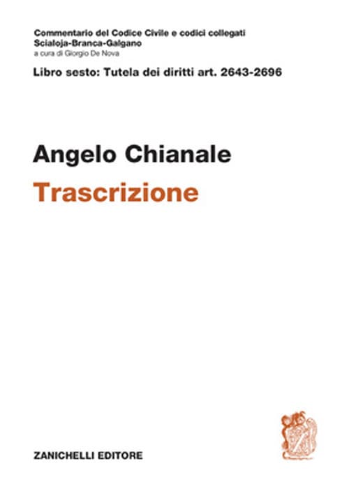 ART. 2643-2696. Trascrizione