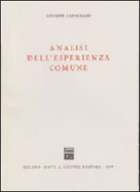 Analisi dell'esperienza comune