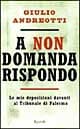 A non domanda rispondo