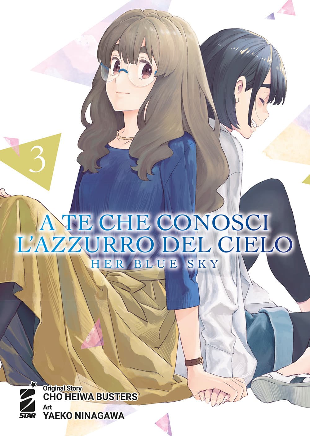 A te che conosci l'azzurro del cielo. Her blue sky
