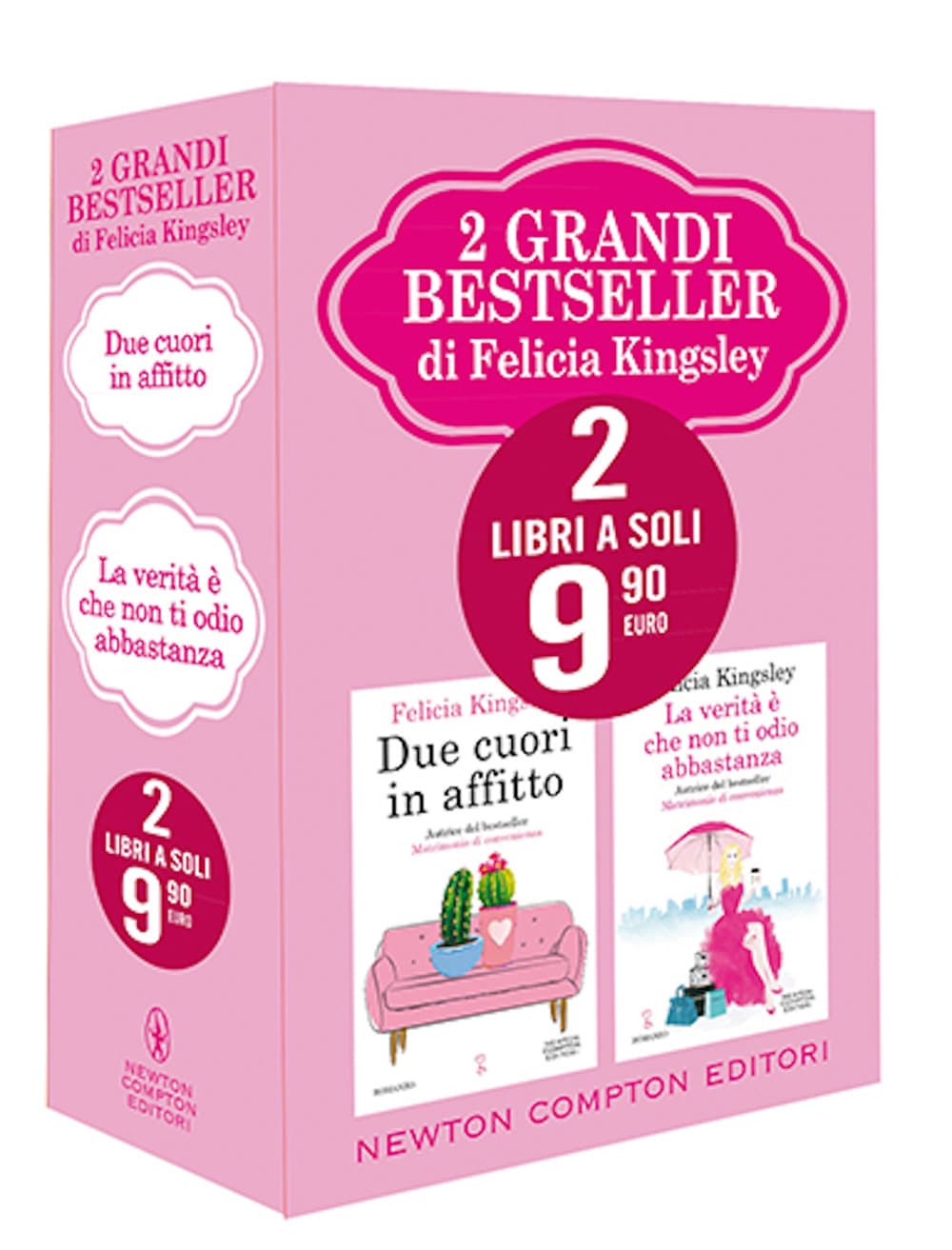 2 grandi bestseller di Felicia Kingsley: Due cuori in affitto–La verità è che non ti odio abbastanza