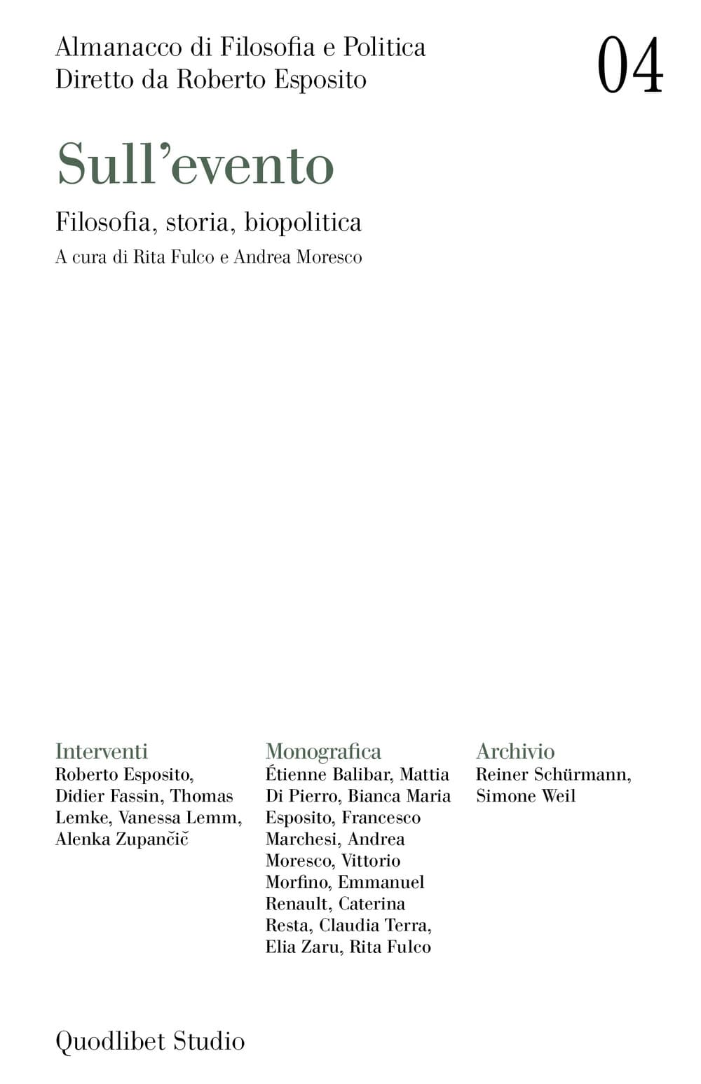 Almanacco di filosofia e politica