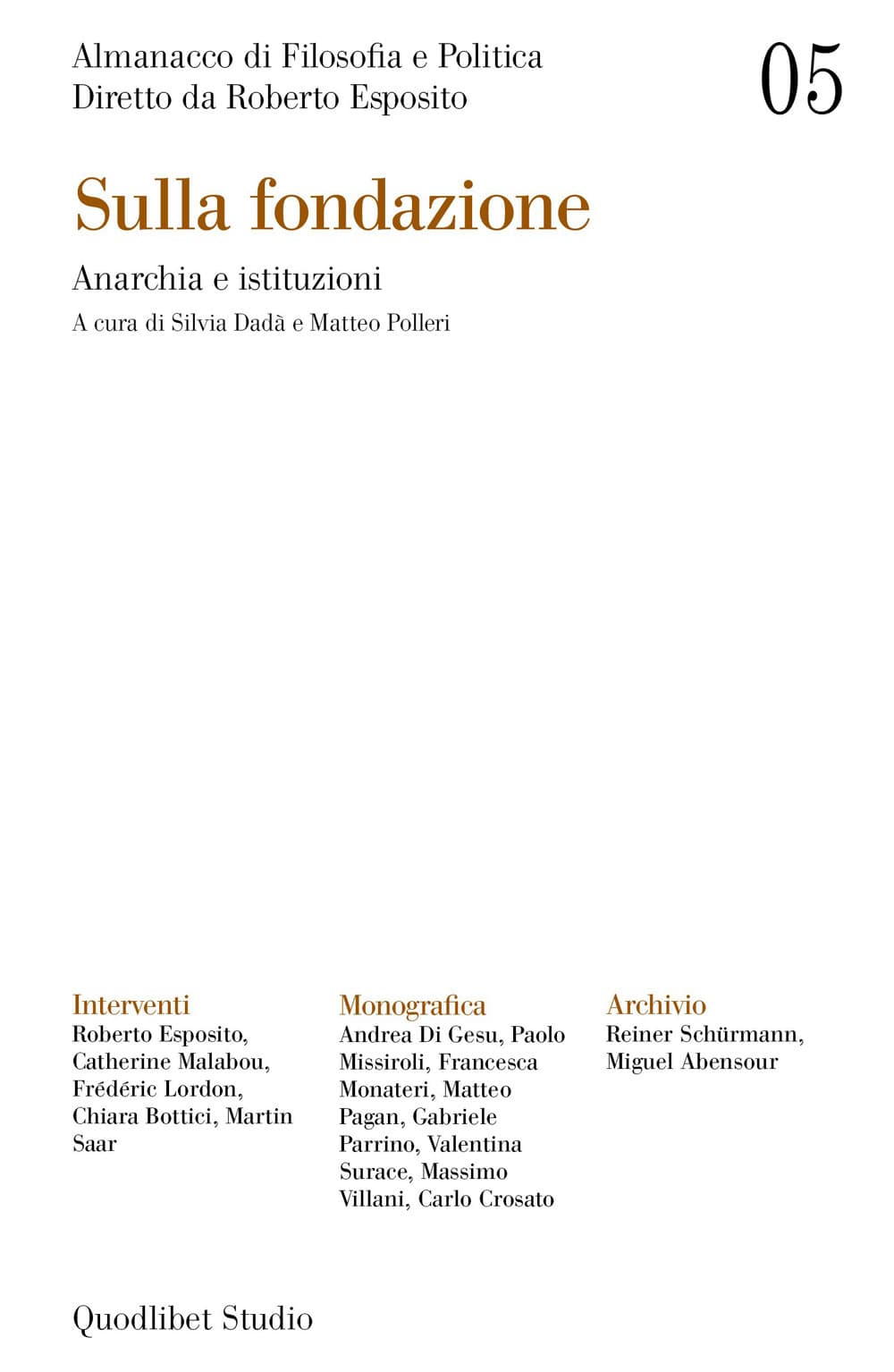 Almanacco di filosofia e politica