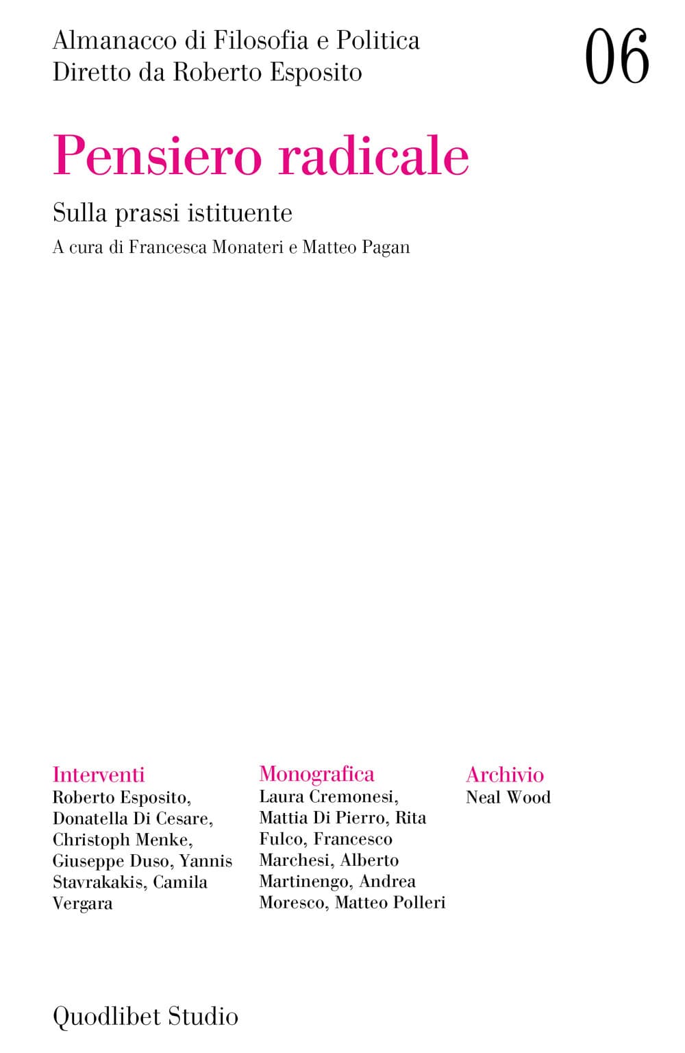 Almanacco di filosofia e politica