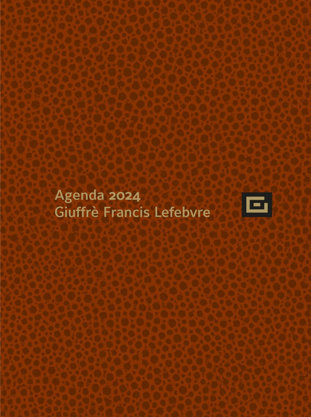 Agenda personale 2024. Ediz. marrone