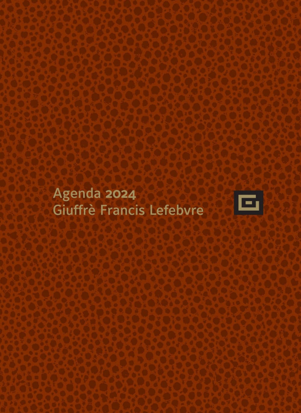 Agenda personale 2024 sped cl. Ediz. marrone