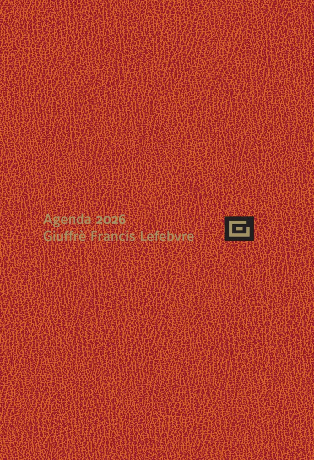 Agenda d'udienza 2026. Ediz. arancione