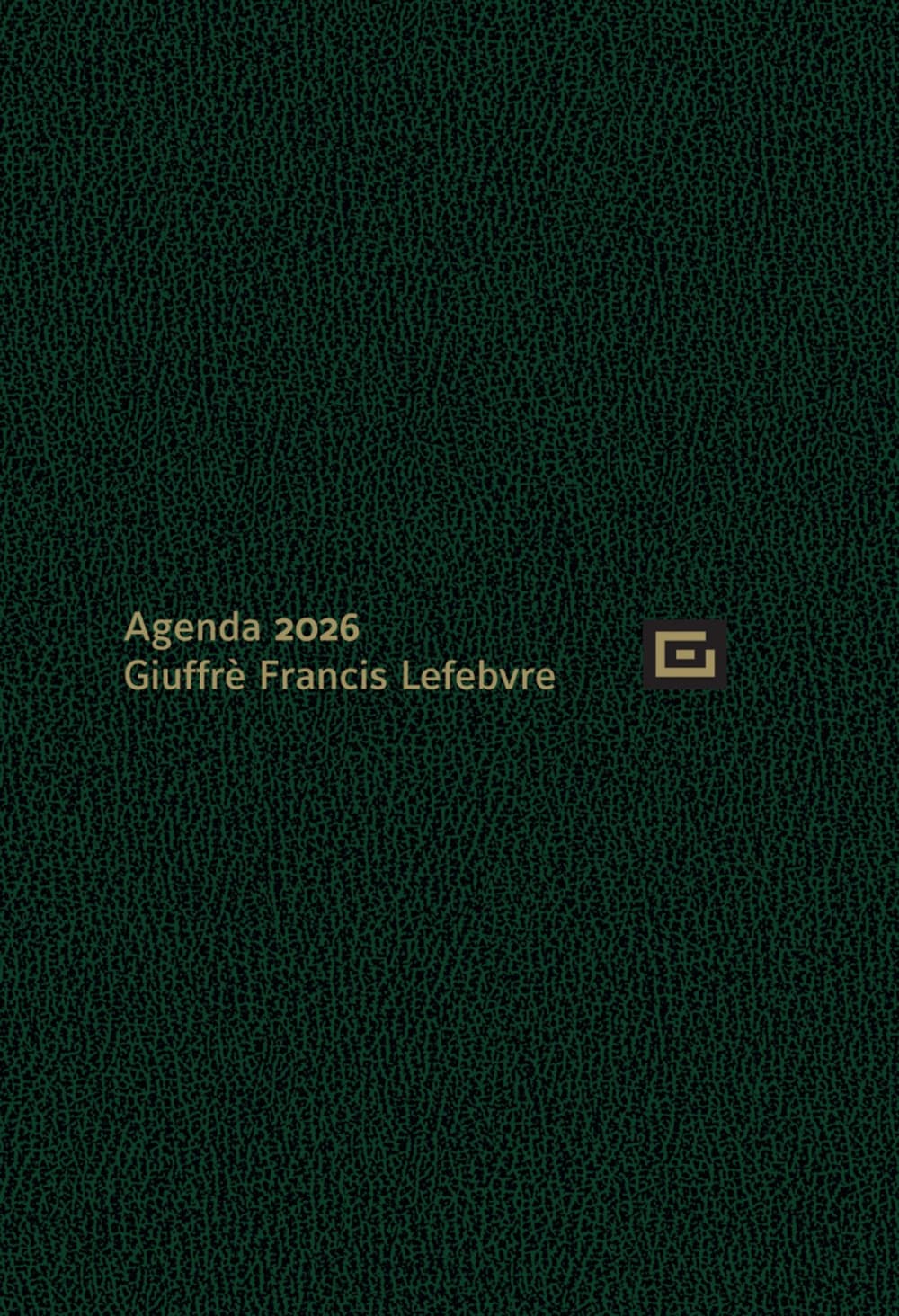Agenda d'udienza 2026. Ediz. verde