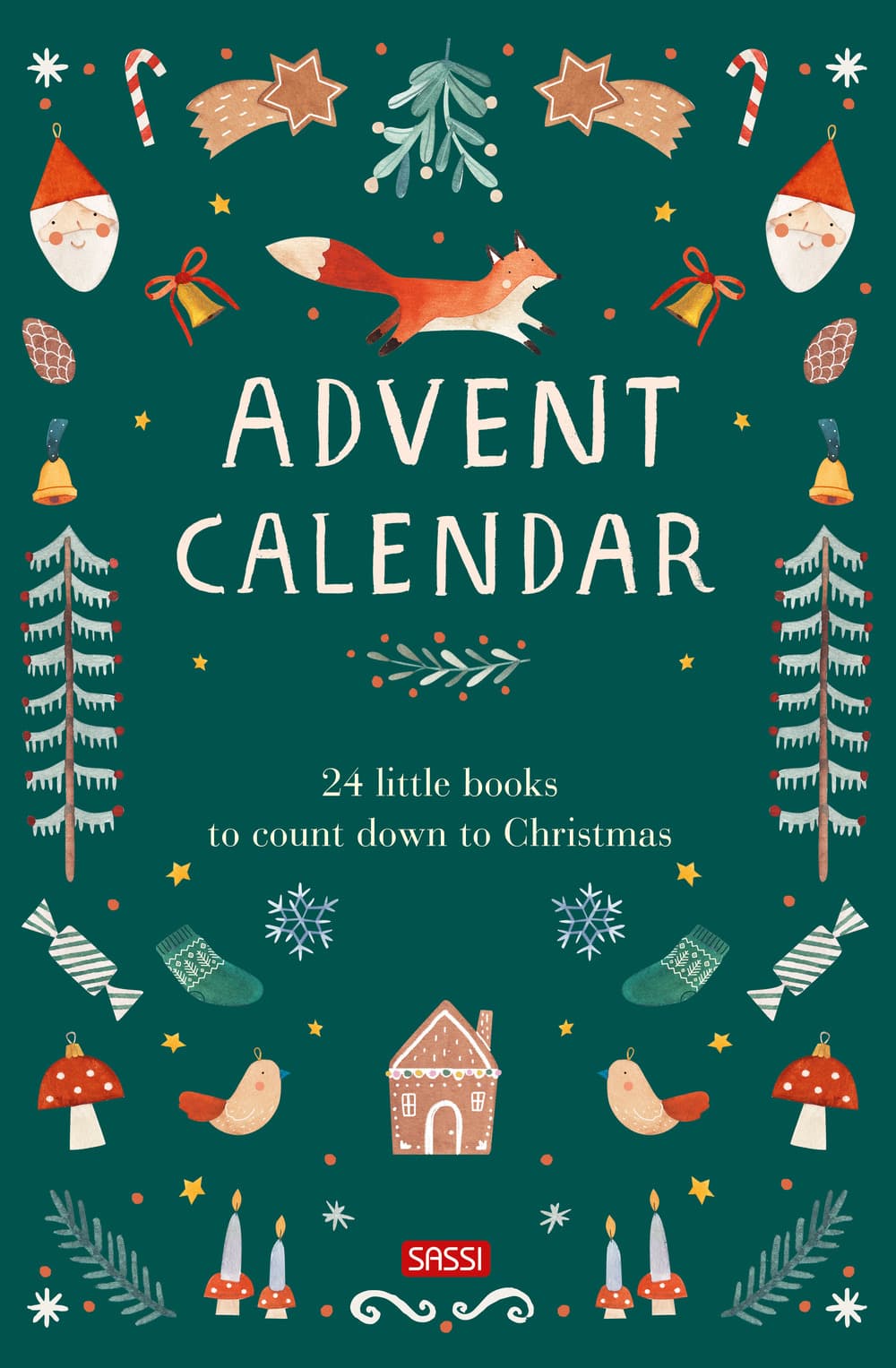 Advent calendar. 24 little books to count down to Christmas