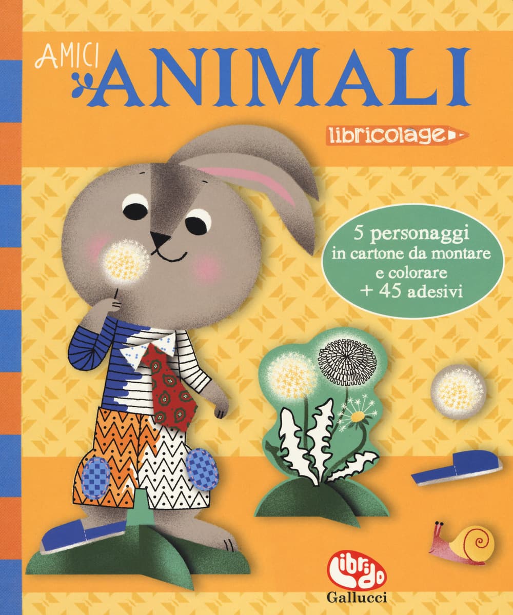 Amici animali. Con adesivi