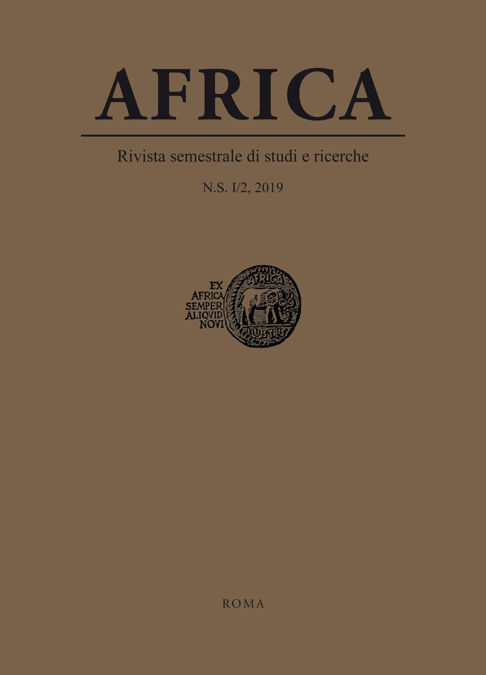 Africa. Rivista semestrale di studi e ricerche. Nuova serie