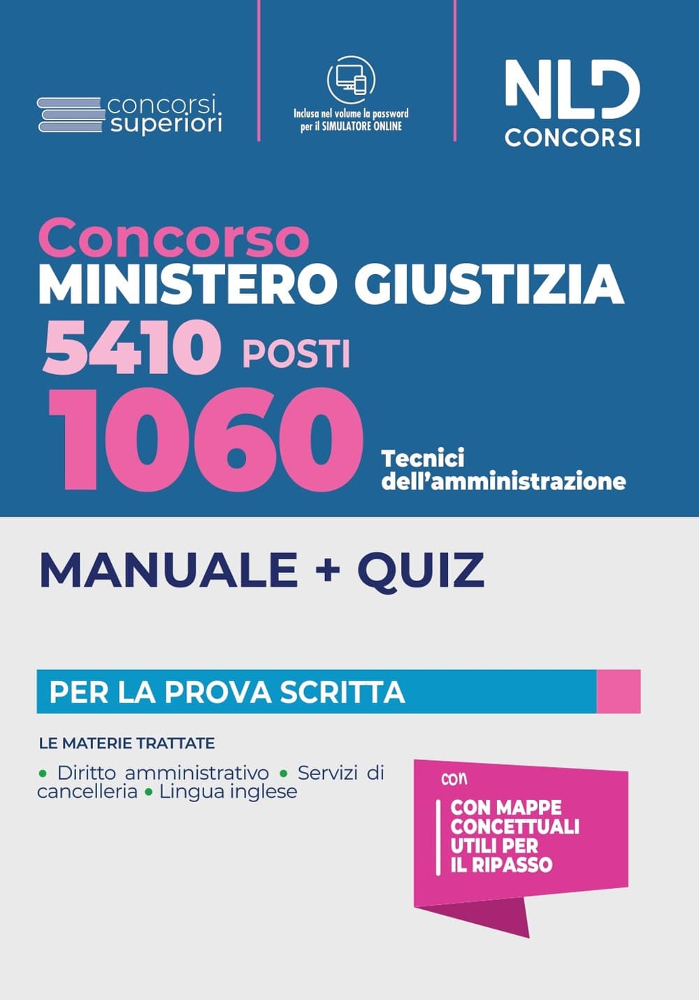 1060 tecnici dell'amministrazione. Concorso 5410 Ministero Giustizia 2022