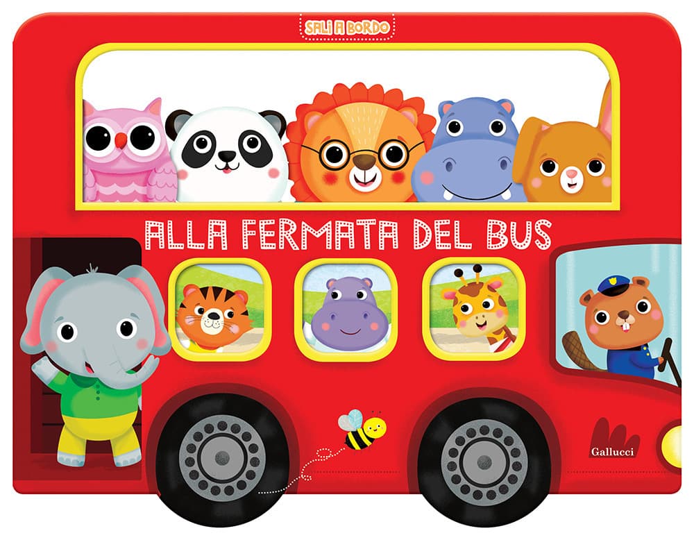 Alla fermata del bus. Sali a bordo