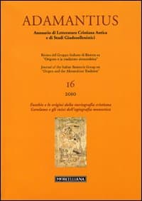 Adamantius. Notiziario del Gruppo italiano di ricerca su «Origene e la tradizione alessandrina»