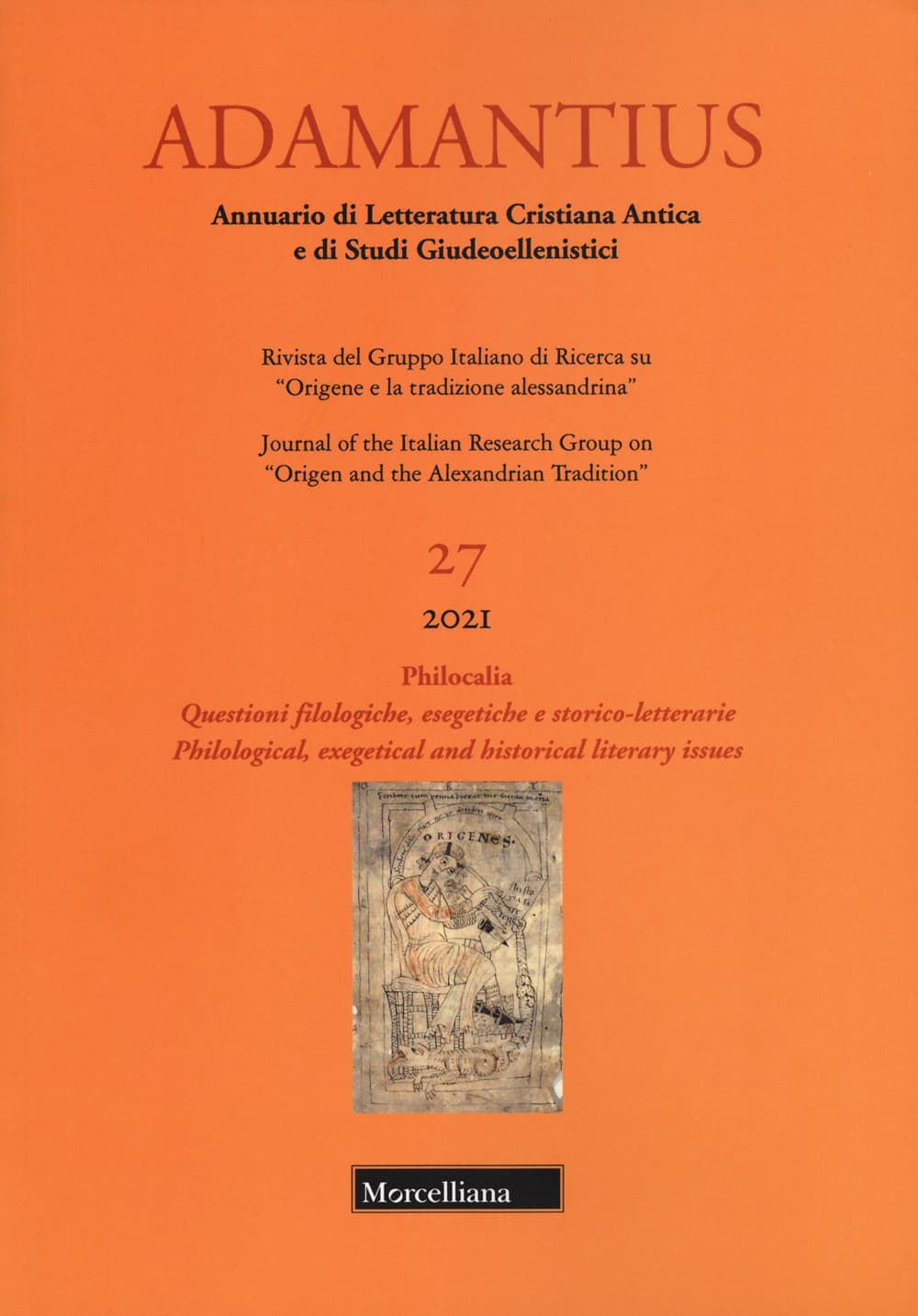 Adamantius. Notiziario del Gruppo italiano di ricerca su «Origene e la tradizione alessandrina»
