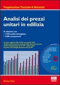 Analisi dei prezzi unitari in edilizia