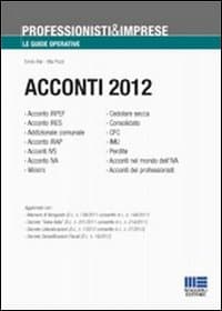 Acconti 2012