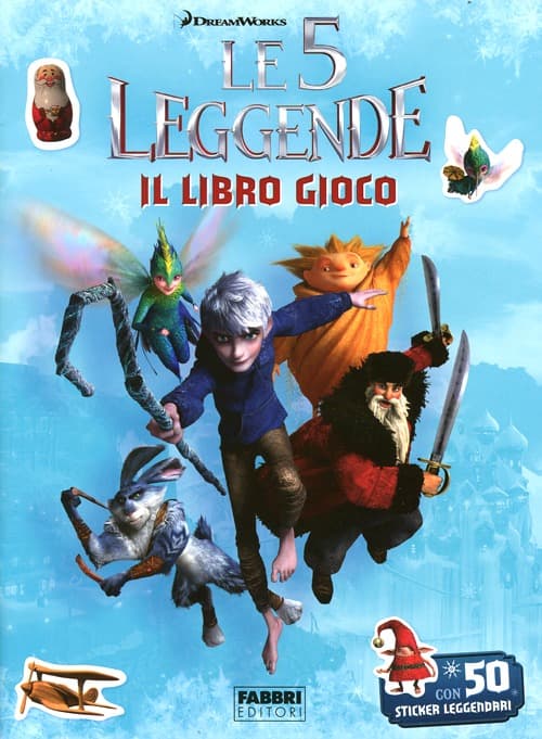 5 leggende. Il libro gioco. Con adesivi