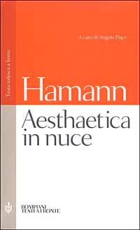 Aesthaetica in nuce. Testo tedesco a fronte