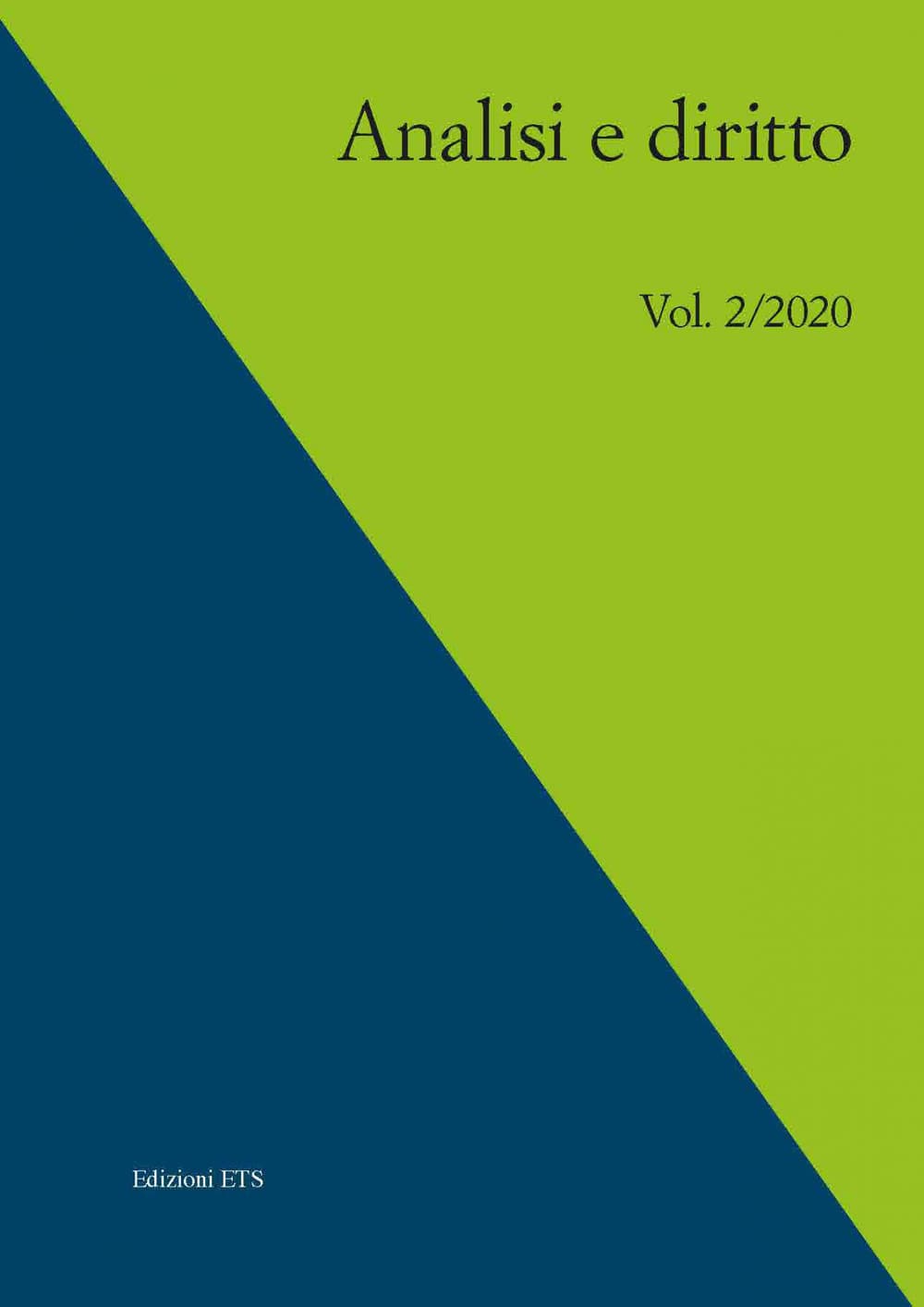 Analisi e diritto. Ediz. italiana e inglese