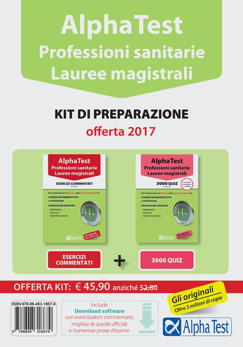 Alpha Test. Professioni sanitarie. Lauree magistrali. Kit di preparazione