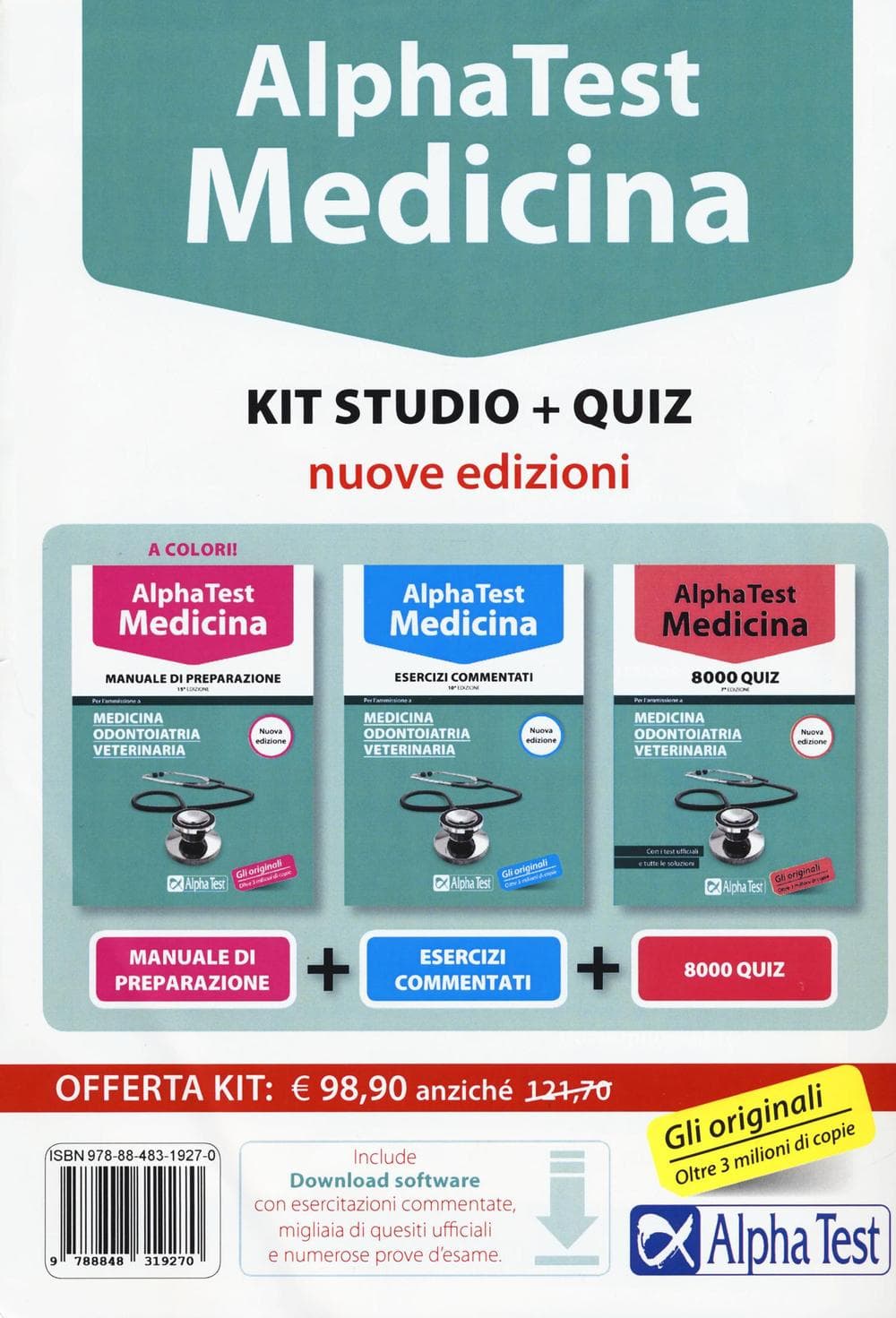 Alpha Test. Medicina. Kit studio