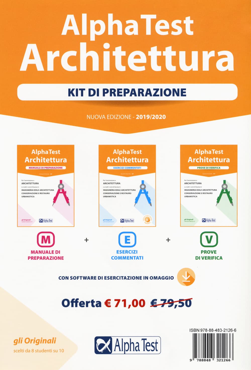 Alpha Test. Architettura. Kit di preparazione. Per l'ammissione a architettura e a tutti i corsi di laurea in ingegneria edile-architettura, conservazione e restauro, urbanistica