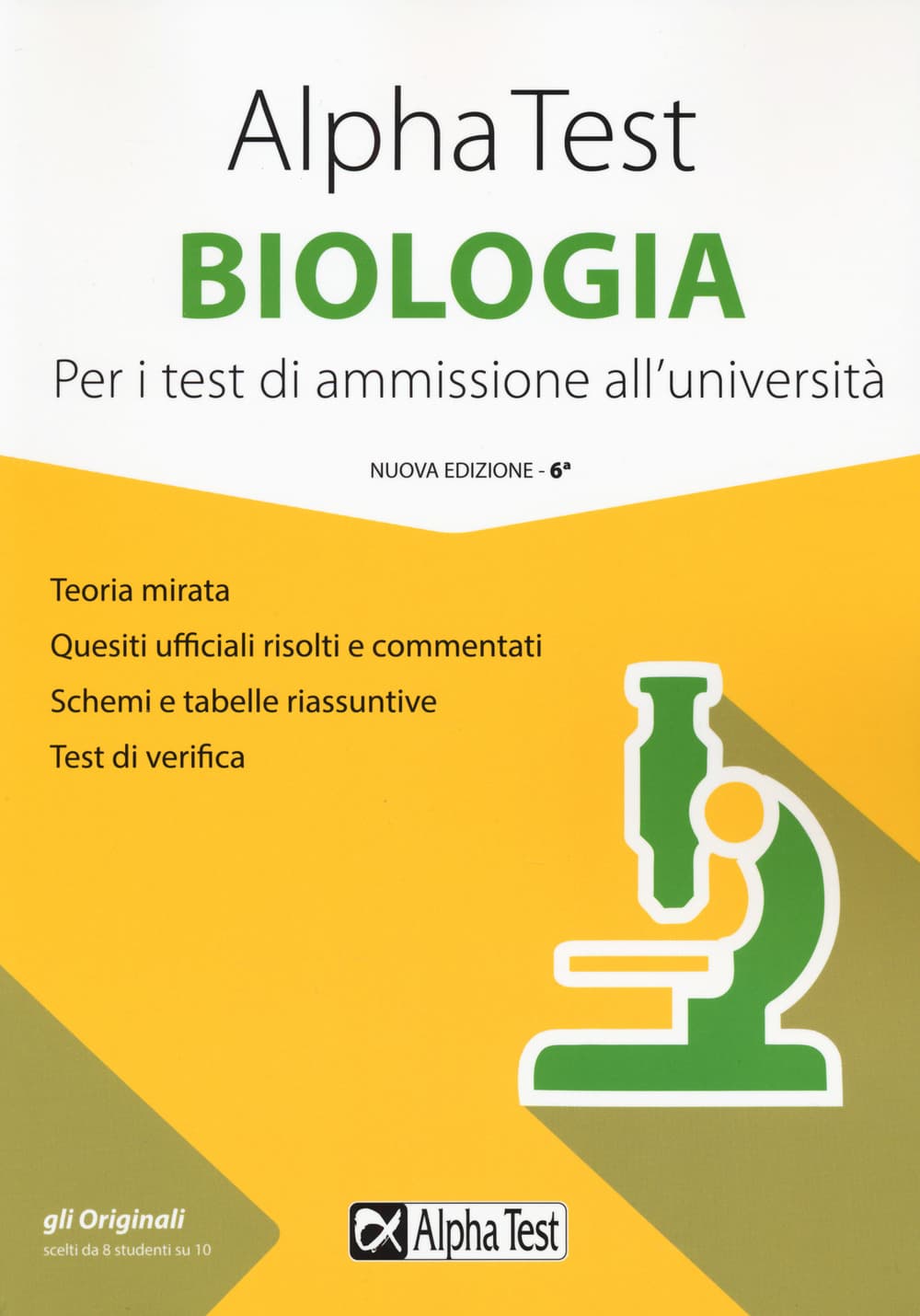 Alpha Test biologia. Per i test di ammissione all'università