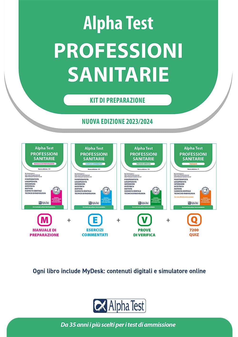 Alpha Test. Professioni sanitarie. Kit di preparazione. Ediz. MyDesk