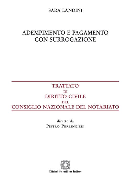 Adempimento e pagamento con surrogazione