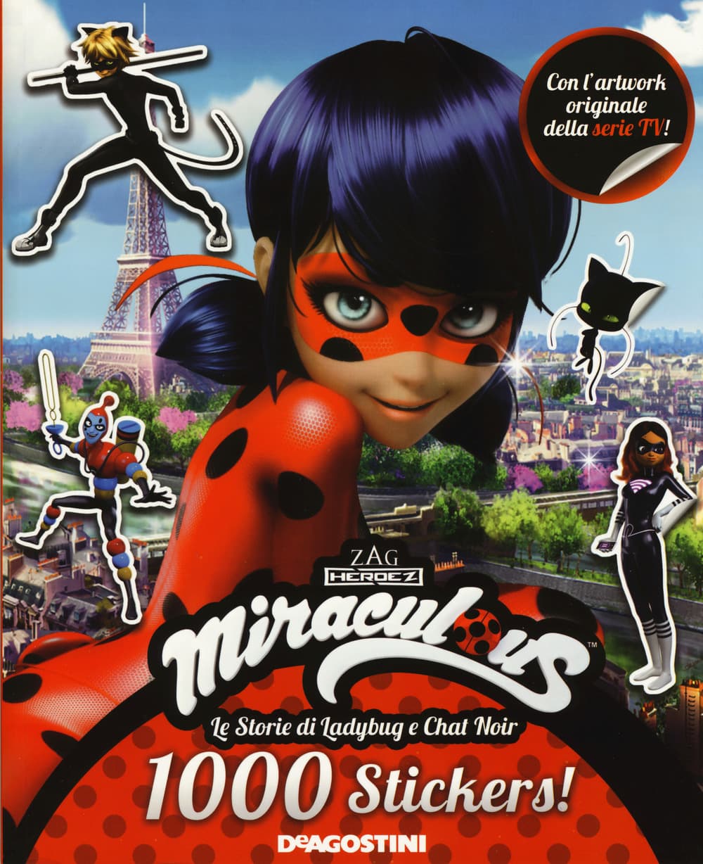 1000 stickers! Miraculous. Le storie di Ladybug e Chat Noir. Con adesivi