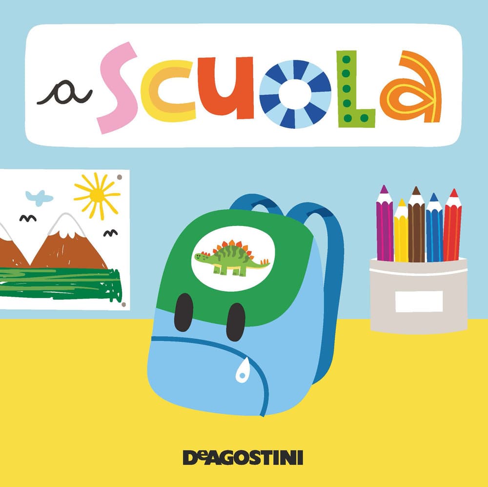 A scuola. Libro puzzle