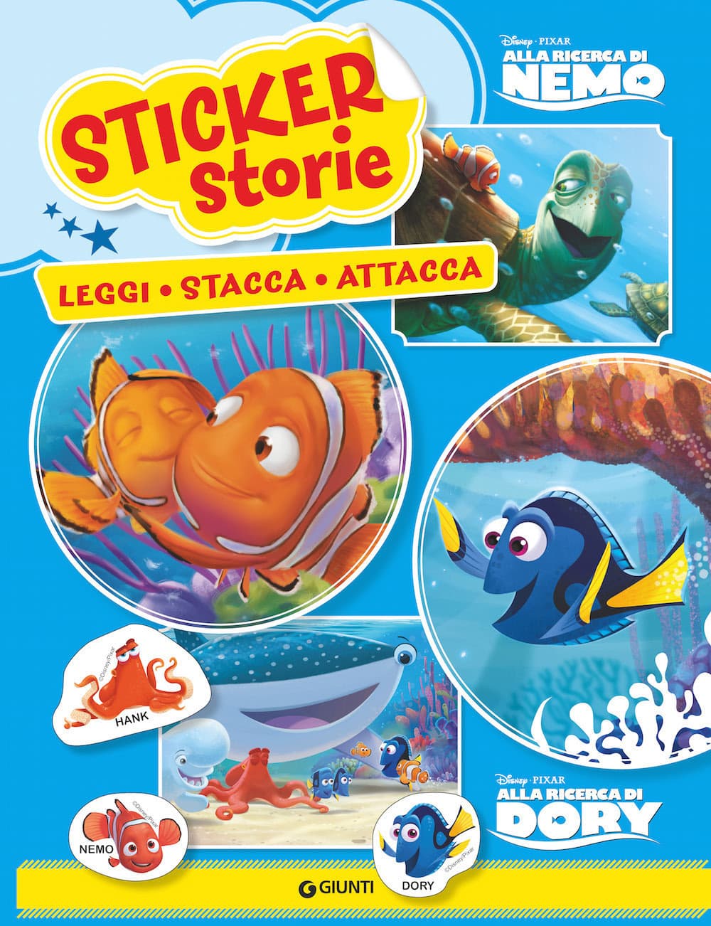 Alla ricerca di Nemo-Alla ricerca di Dory. Sticker storie