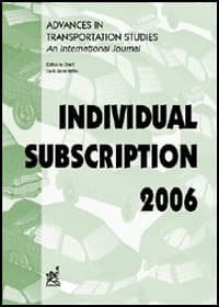 Advances in transportation studies. An international journal. Individual subscription