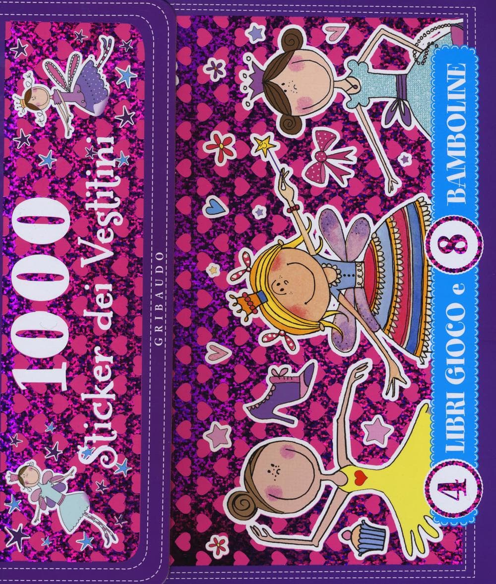 1000 stickers dei vestitini. Con adesivi