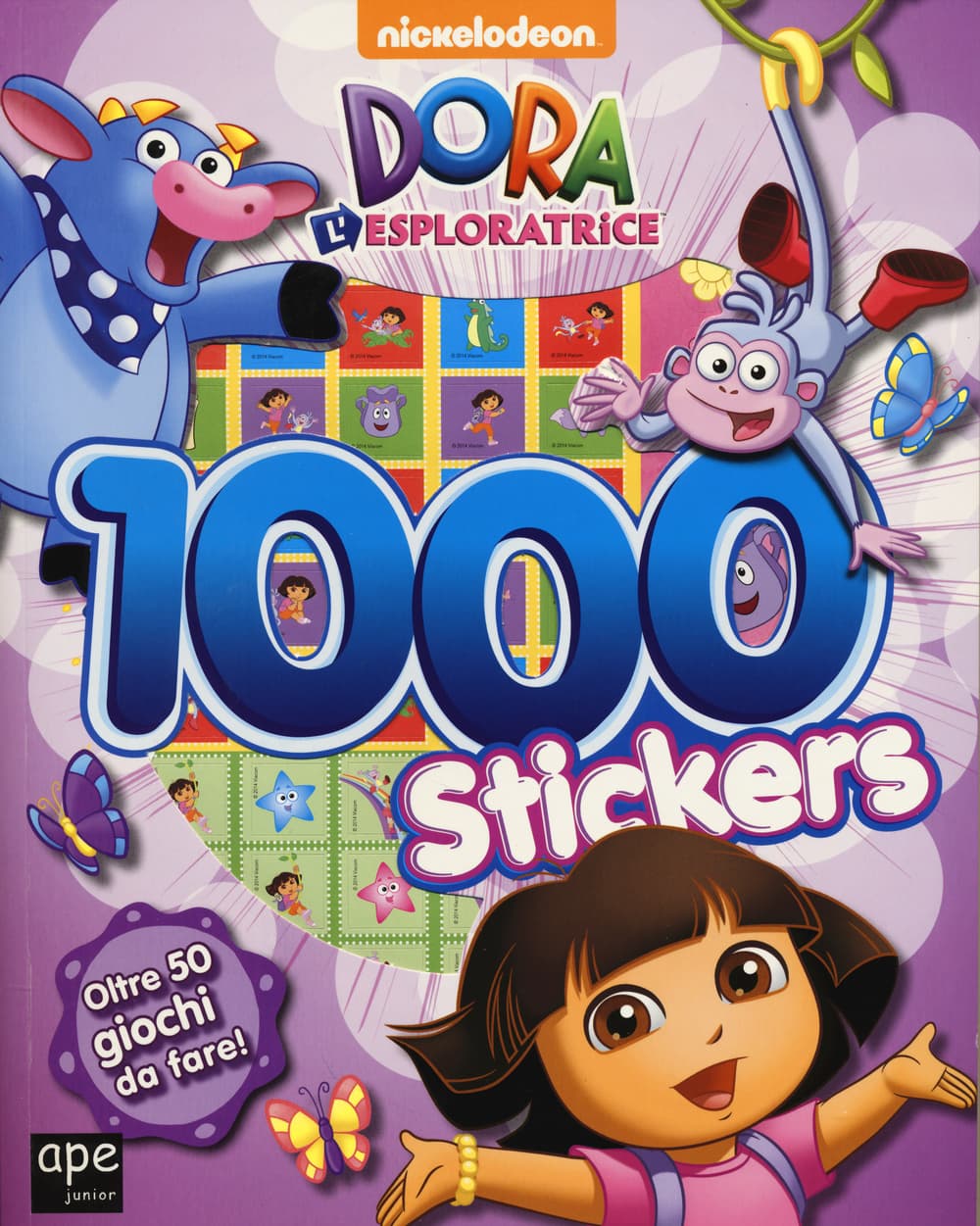 1000 stickers. Dora l'esploratrice. Con adesivi