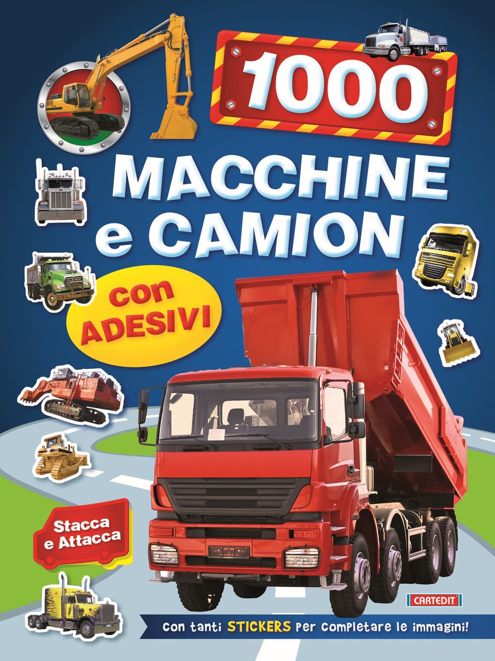 1000 macchine e camion. Con adesivi