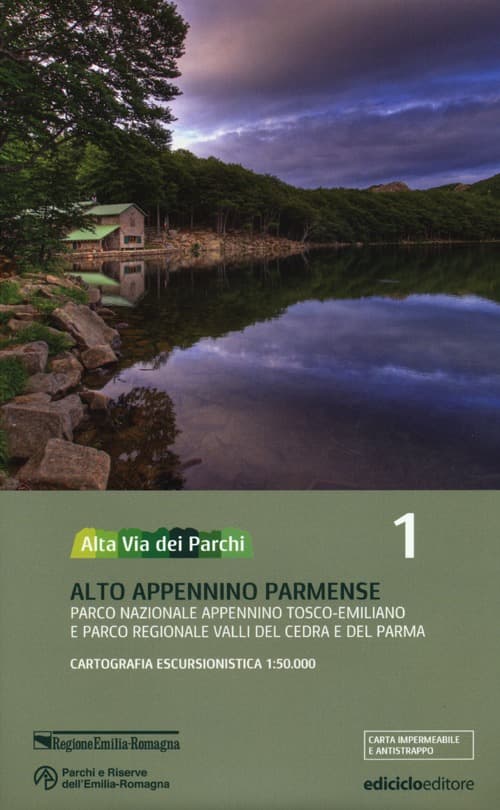 Alta via dei parchi 1:50.000