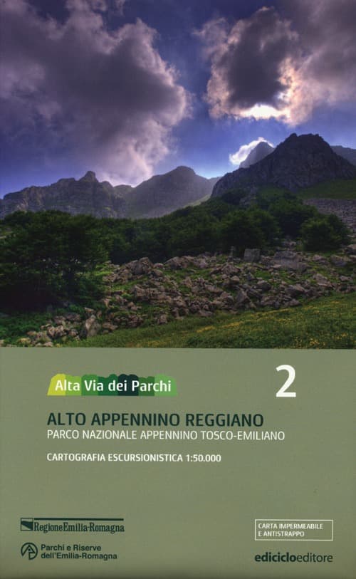 Alta via dei parchi 1:50.000