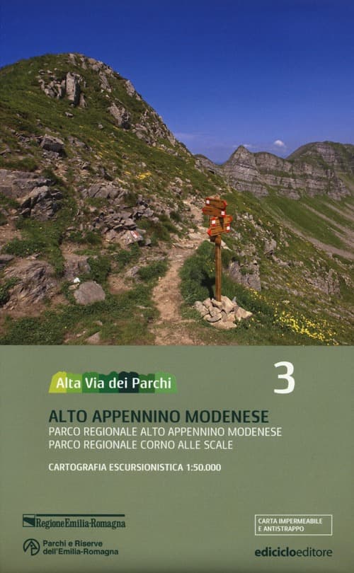Alta via dei parchi 1:50.000