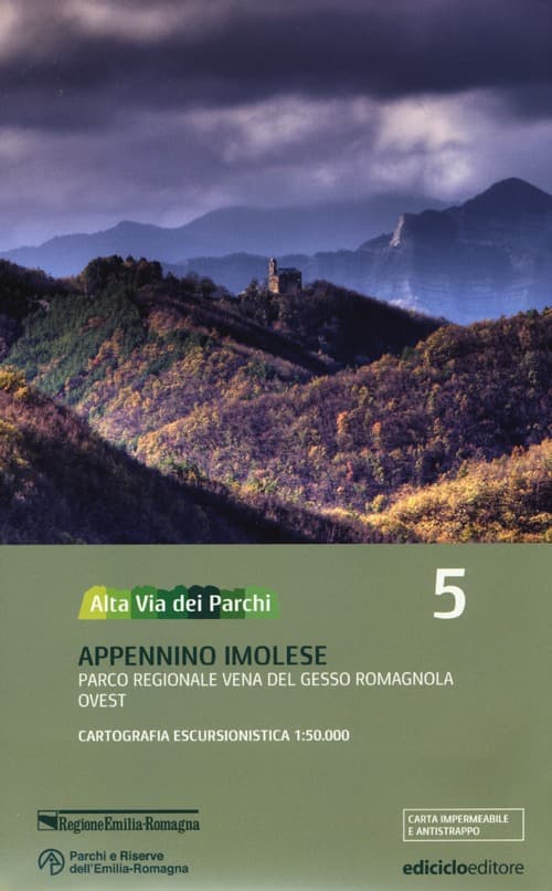 Alta via dei parchi 1:50.000