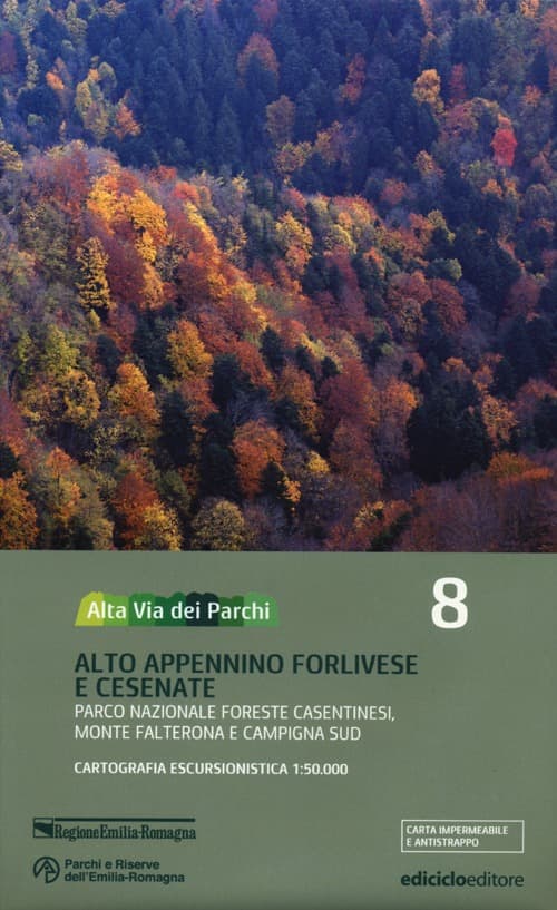 Alta via dei parchi 1:50.000