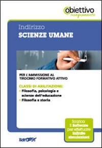 1 TFA. Indirizzo scienze umane. Per l'ammissione al tirocinio formativo attivo