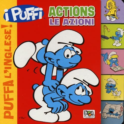 Actions-Le azioni. Puffa l'inglese. I Puffi