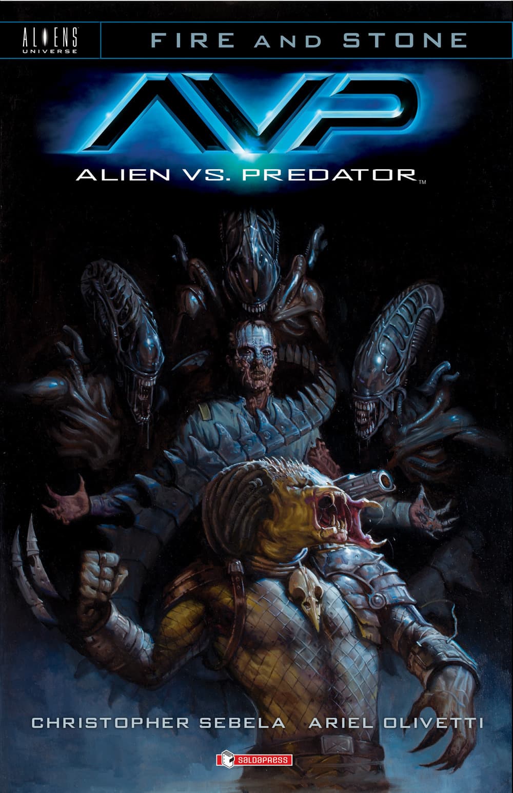 Alien vs. Predator. Fire and stone