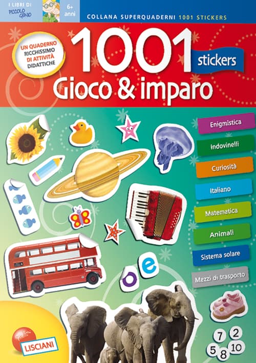 1001 stickers. Gioco & imparo