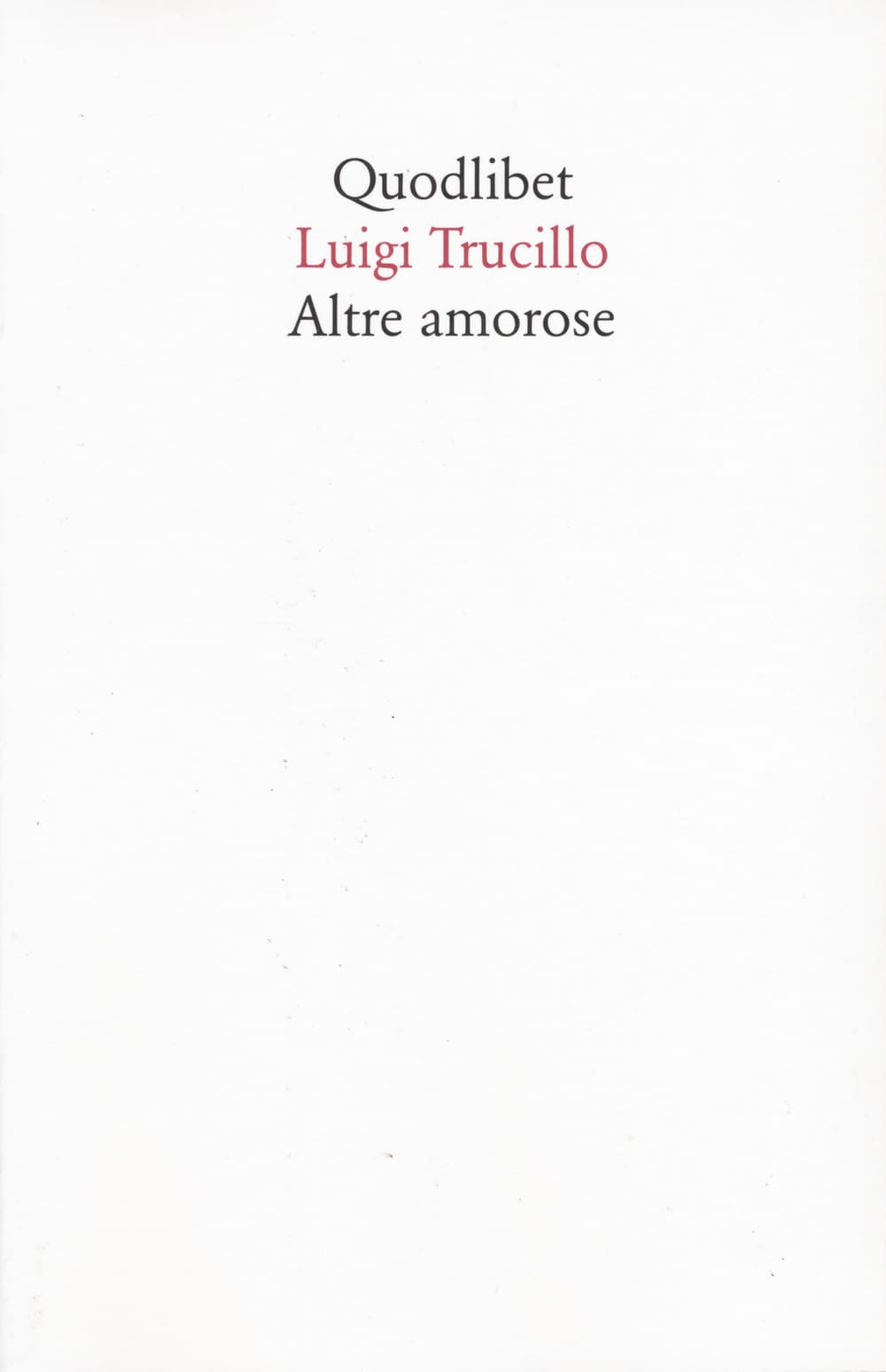 Altre amorose