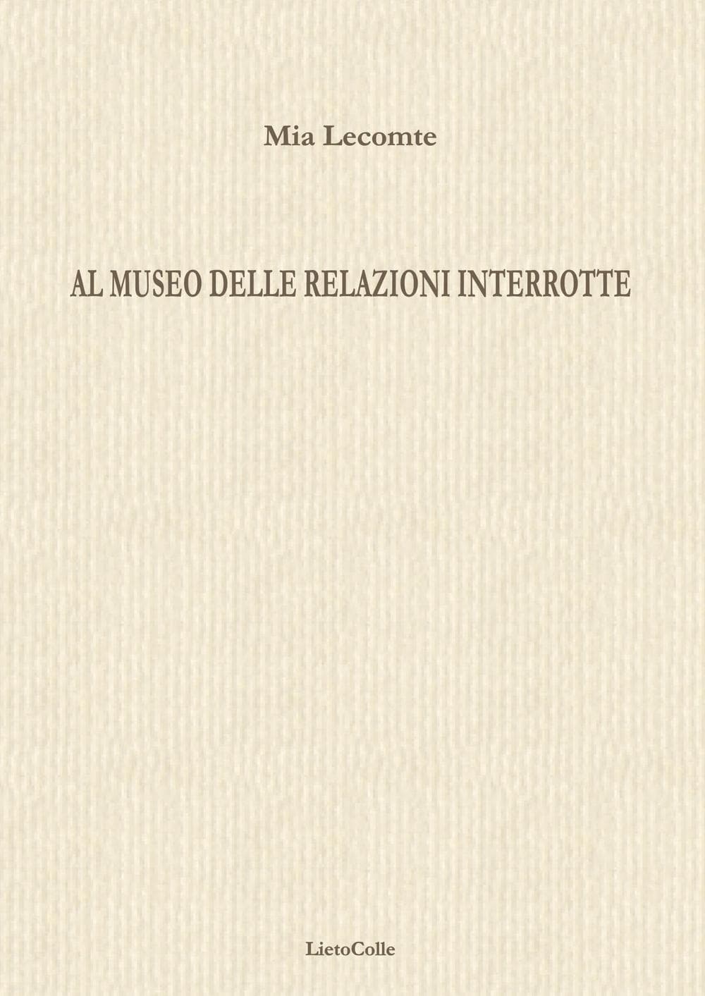 Al museo delle relazioni interrotte