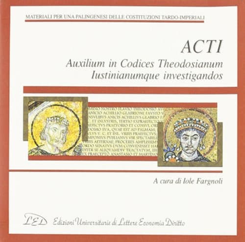 ACTI. Auxilium in codices theodosianum lustinianumque investigandos. CD-ROM